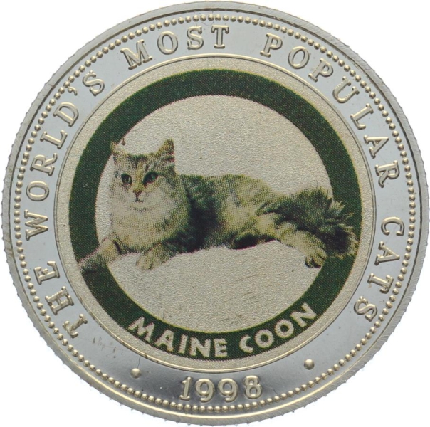 Somalia 250 Schilling 1998 - Maine Coon